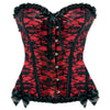 Scarlet Seduction Lace-up Corset And Thong -