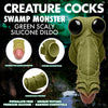 Swamp Monster Green Scaly Silicone Dildo