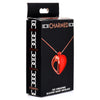 10x Vibrating Silicone Heart Necklace