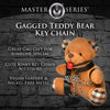 Gagged Teddy Bear Keychain