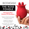 10x Fondle Massaging Rose Silicone Clit Stimulators