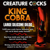 King Cobra Silicone Dildo - Inch