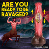 Deluxe Centaur Thrusting & Vibrating Silicone Dildo