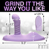 Thrust N' Grind Thrusting And Vibrating Silicone Sex Grinder