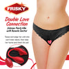 Double Love Connection Silicone Panty Vibe With Remote Control