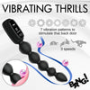 Silicone Anal Beads With Digital Display