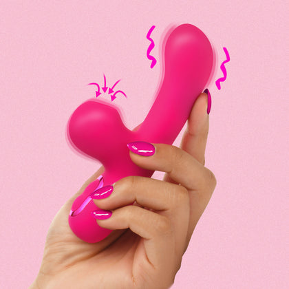 Mini Suction Silicone G-spot Rabbit Vibrator