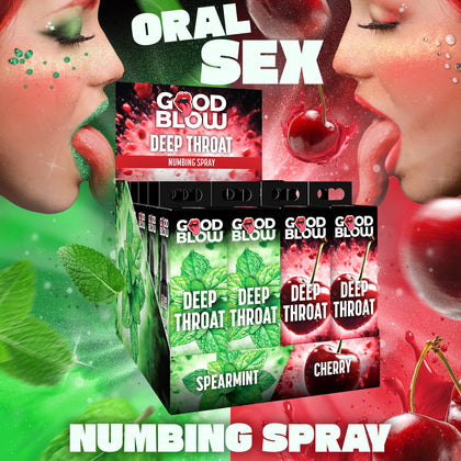 Good Blow Deep Throat Numbing Spray Display