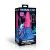 Deluxe Lord Kraken Vibrating Glow-in-the-dark Silicone Dildo