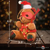 Holiday Bondage Bear Keychain - Brown