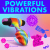 Vibrating Rainbow Butt Plug