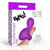 Silicone Finger Vibrator - Purple