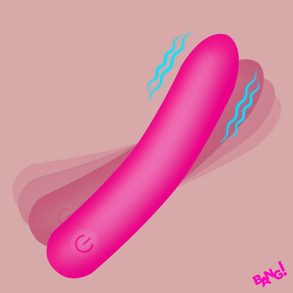 Tapered Flexible Silicone Bullet - Pink