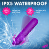 Tapered Flexible Silicone Bullet - Purple