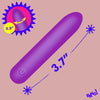 Tapered Flexible Silicone Bullet - Purple