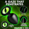 Creature Eye Green Eye Silicone Butt Plug - Medium