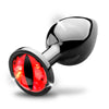 Sinister Eye Red Eye Metal Butt Plug - Medium