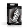 Dicked Clear Hollow Anal Plug - Medium