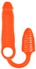 Xxxpander Sheath With Ribbed Plug - Orange