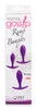 Rump Bumpers 3 Piece Silicone Anal Plug Set - Purple