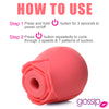 10x Rose Crave Silicone Clitoral Stimulator