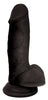 Jock 7 Inch Dildo With Balls - Black