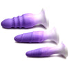 3 Piece Silicone Butt Plug Set - Purple