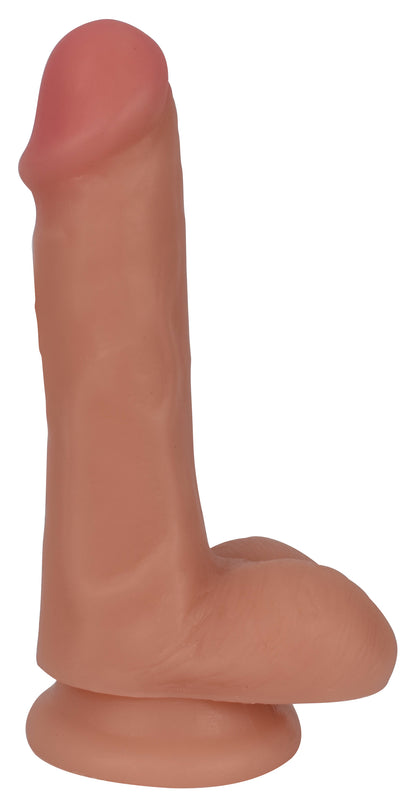 6 Inch Slim Dildo With Balls