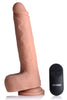 Vibrating & Thrusting Remote Control Silicone Dildo