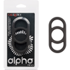 Alphaâ„¢ Liquid Silicone Commander Ring - Black