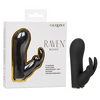 Raven Quilted Seducer Compact Mini Massager RQSM-001 - Unisex Intimate Clitoral Stimulator in Sleek Black - Adult Naughty Store