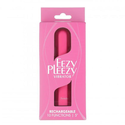 BMS Enterprises Powerbullet Eezy Pleezy 5 Inches Vibe Rechargeable Pink Vibrator - Model 2024 for Women - Clitoral Stimulation