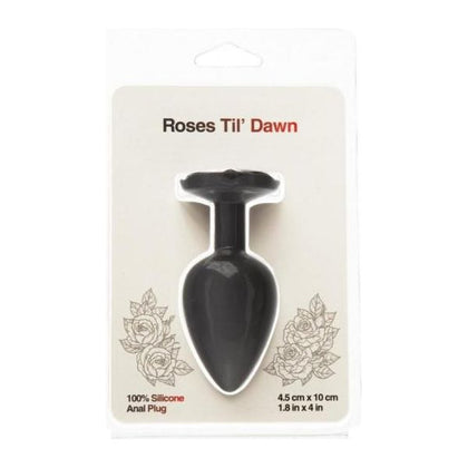 Roses Til Dawn Silicone Anal Plug Large: BMS Enterprises Elegant Anal Plug Roses Til Dawn 2024 for Men, Women, and Couples - Pink