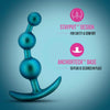 Blush Novelties Anal Adventures Matrix Gamma Plug Neptune Teal - Versatile Pleasure for All Genders in the Depths of Neptune - Adult Naughty Store