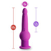 Blush Novelties Impressions New York Gyroquake Dildo BN32501 - Purple for Her - Ultra-Pleasurable Gyrating and Vibrating Purple Dildo