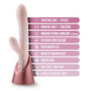 Blush Novelties Fraya Pink Rabbit Style Vibrator BN42601 - Women's G-Spot & Clitoris Pleasure Toy