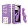 Blush Novelties Evelyn Purple Rabbit Vibrator BN43601 - Women's G-Spot Clit Stimulator - Adult Naughty Store