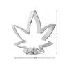 Candyprints Cannabis Pot Leaf Cookie Cutter - Fun 420-Inspired Stainless Steel Bakeware for Adult Parties, Gifts, and More! - Adult Naughty Store