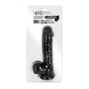 Rascal Toys Vers Liquid Silicone Suction Dildo - VERS Liquid Silicone Suction Dildo with Steel Weighted Motion Balls Encased - Female - Anal/P-Spot Stimulator - Black - Adult Naughty Store