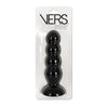 Rascal Toys VERS Liquid Silicone Suction Plug 2024 - Unisex Anal Pleasure Toy with Steel Weighted Motion Balls - Enhances Sensations - Black