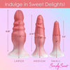 Simply Sweet Silicone Anal Plug Set CN-11-0423-32 Pink | Premium Collection Anal Trainer Kit for Couples - Gender-Neutral Anal Toys - Adult Naughty Store