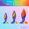 Simply Sweet Rainbow Silicone Butt Plug Set - Adult Naughty Store