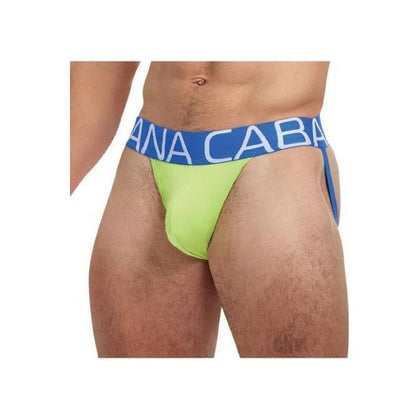 Banana Cabana Neon Jock L/xl Green