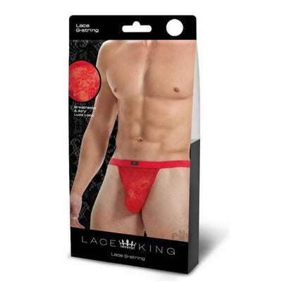 Lace King Lace Gstring M/l Red