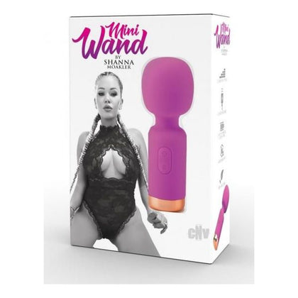 Lovehoney Mini Wand Vibrator - Shana Moakler Purple - Unisex Clitoral and Body Massager - Adult Naughty Store