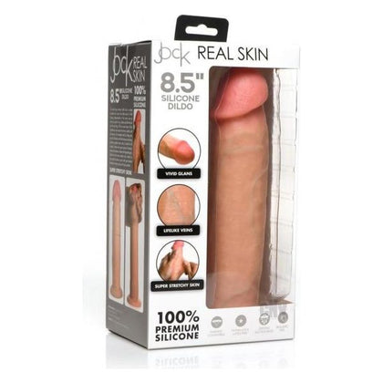 Curve Toys Ultra Realistic Dual Density Jock Real Skin Dildo 8.5 - Vanilla - Male - Anal and Vaginal Stimulation