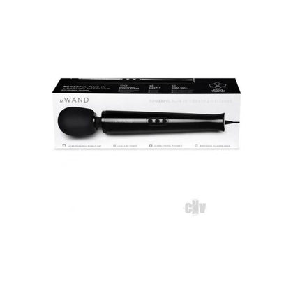 Le Wand Plugin Massager Sky Blk - Adult Naughty Store