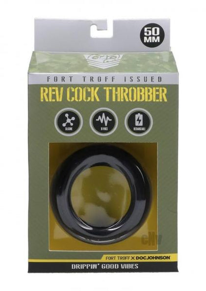 Ft Troff Rev Cock Throbber Lg Black