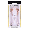 Sandm Peaches N Creame Pearl Nipple Clamps - Adult Naughty Store