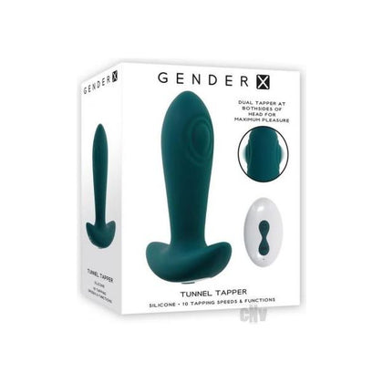 LUXE Tunnel Tapper Green Vibrating Remote-Controlled Plug - Model TT-500 - Unisex - Anal Stimulation - Green